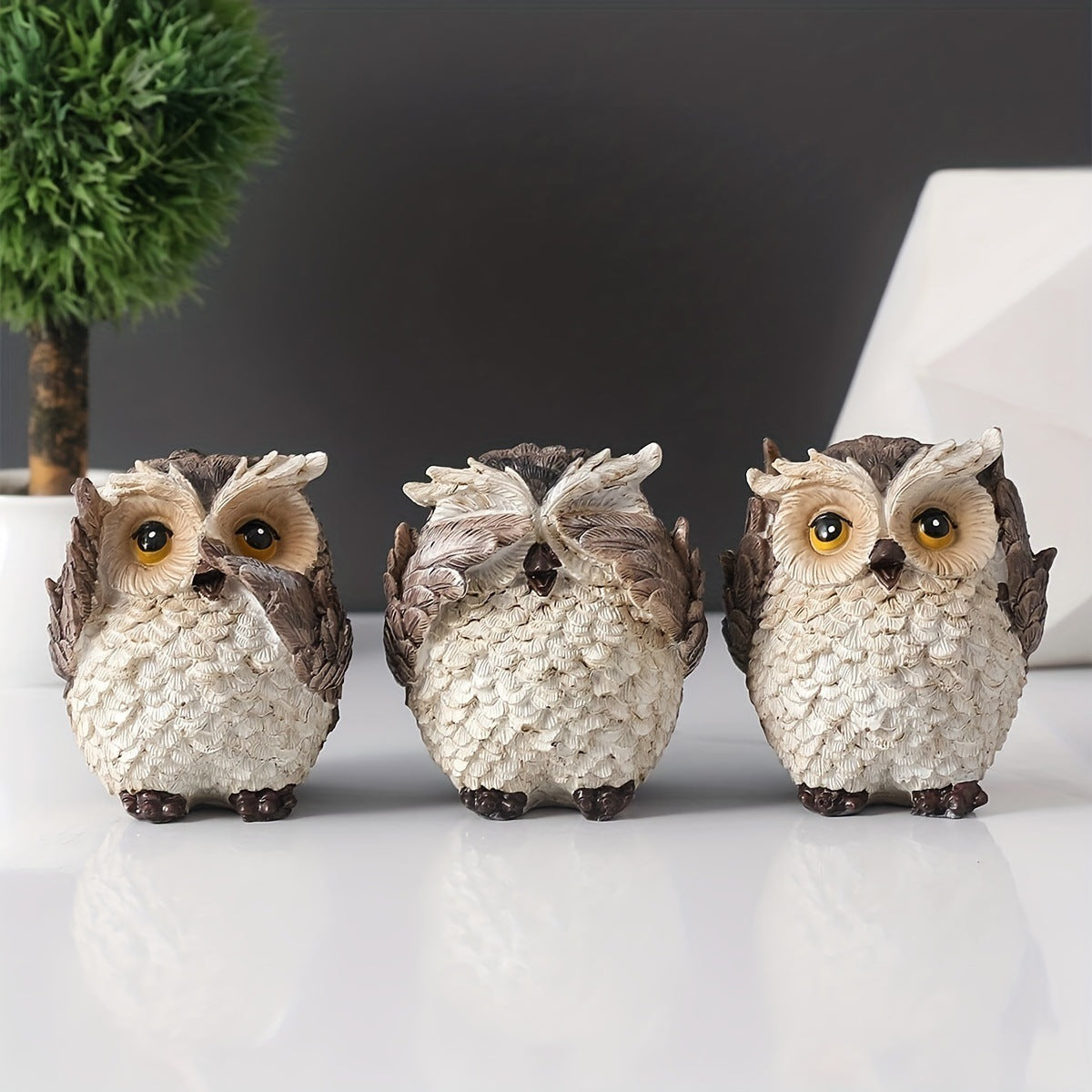 Owl Creative Living Room Decoration Desktop Ornaments