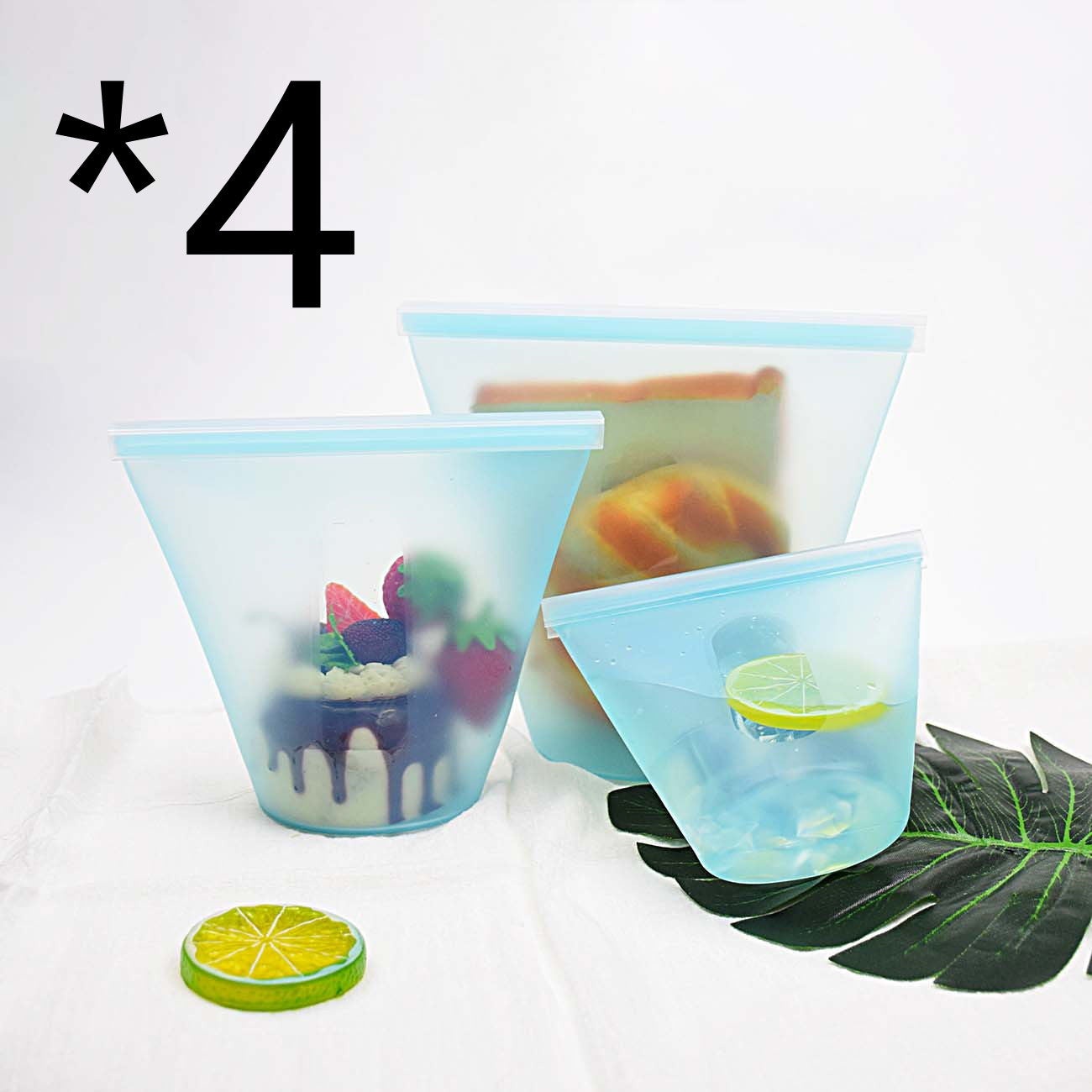 Silicone storage bag