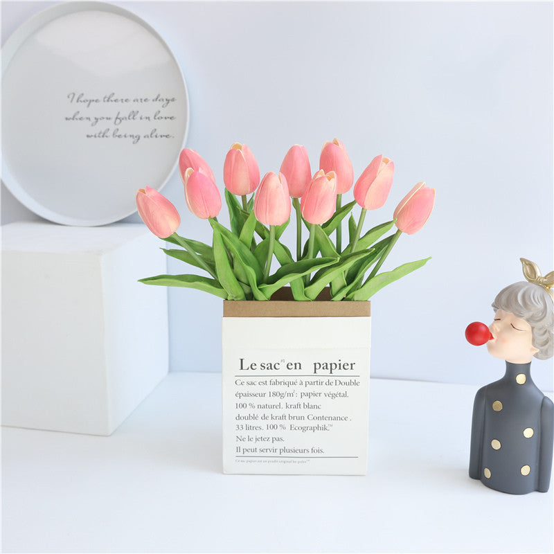 Artificial Flower Tulip Living Room Decoration Ornaments