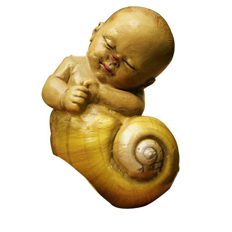New Garden Resin Ornaments Sleep The Doll