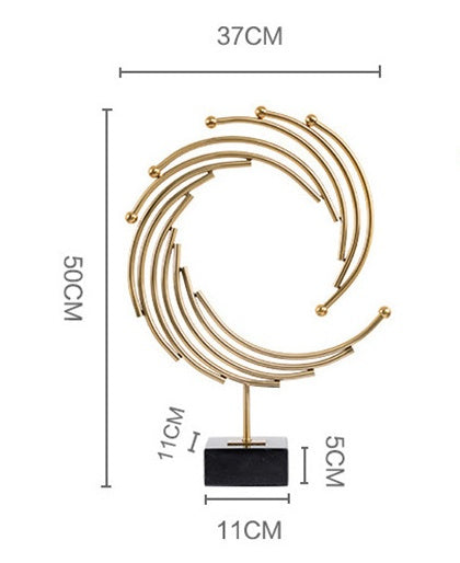 European Style Living Room Metal Craft Decoration Ornaments