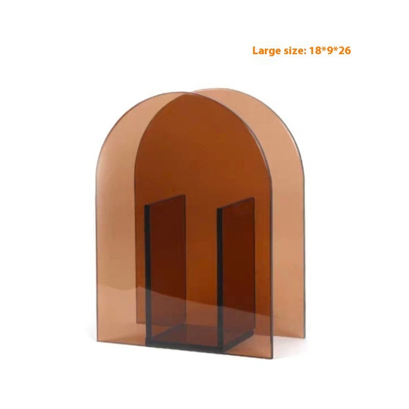 Acrylic Living Room Vase Geometric Decoration Ornaments