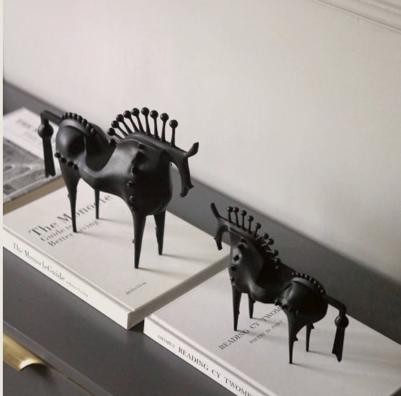 European Style Creative Retro Horse Ornaments Living Room