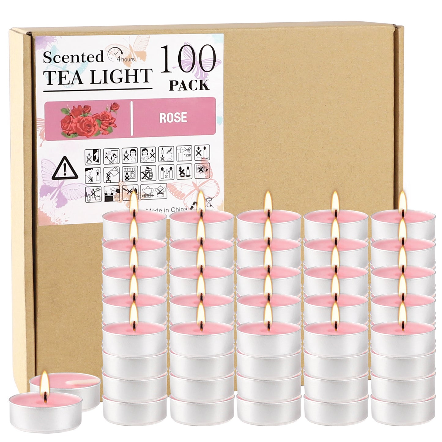 100 Hot Tea And Wine Scented Candles