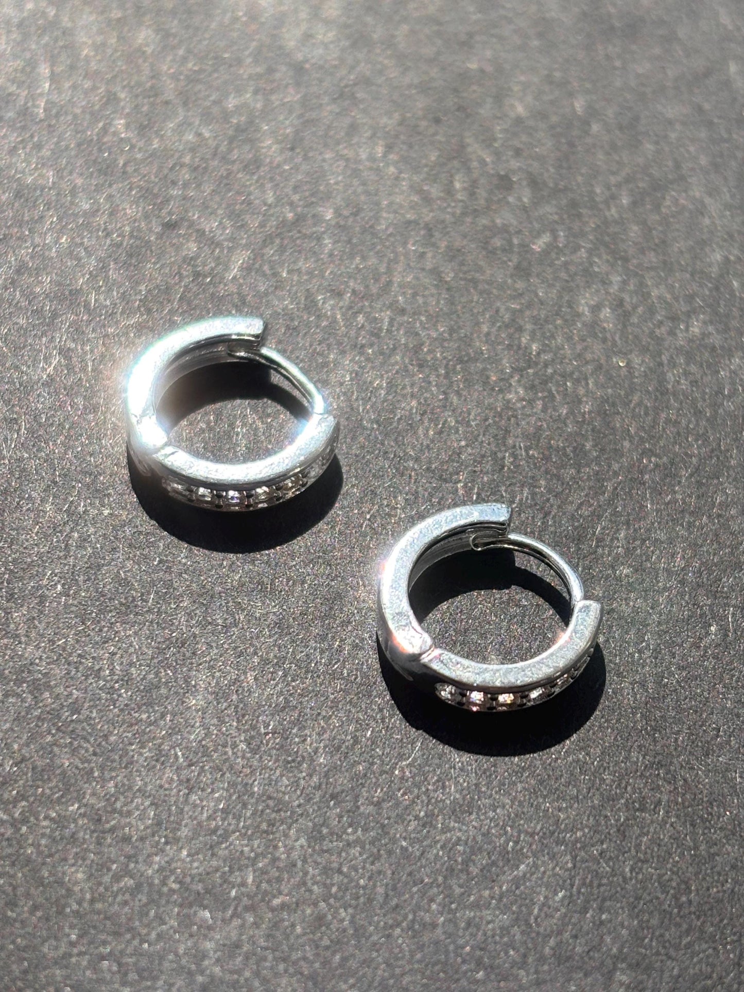 925 Sterling Silver Huggy Hoop Earrings