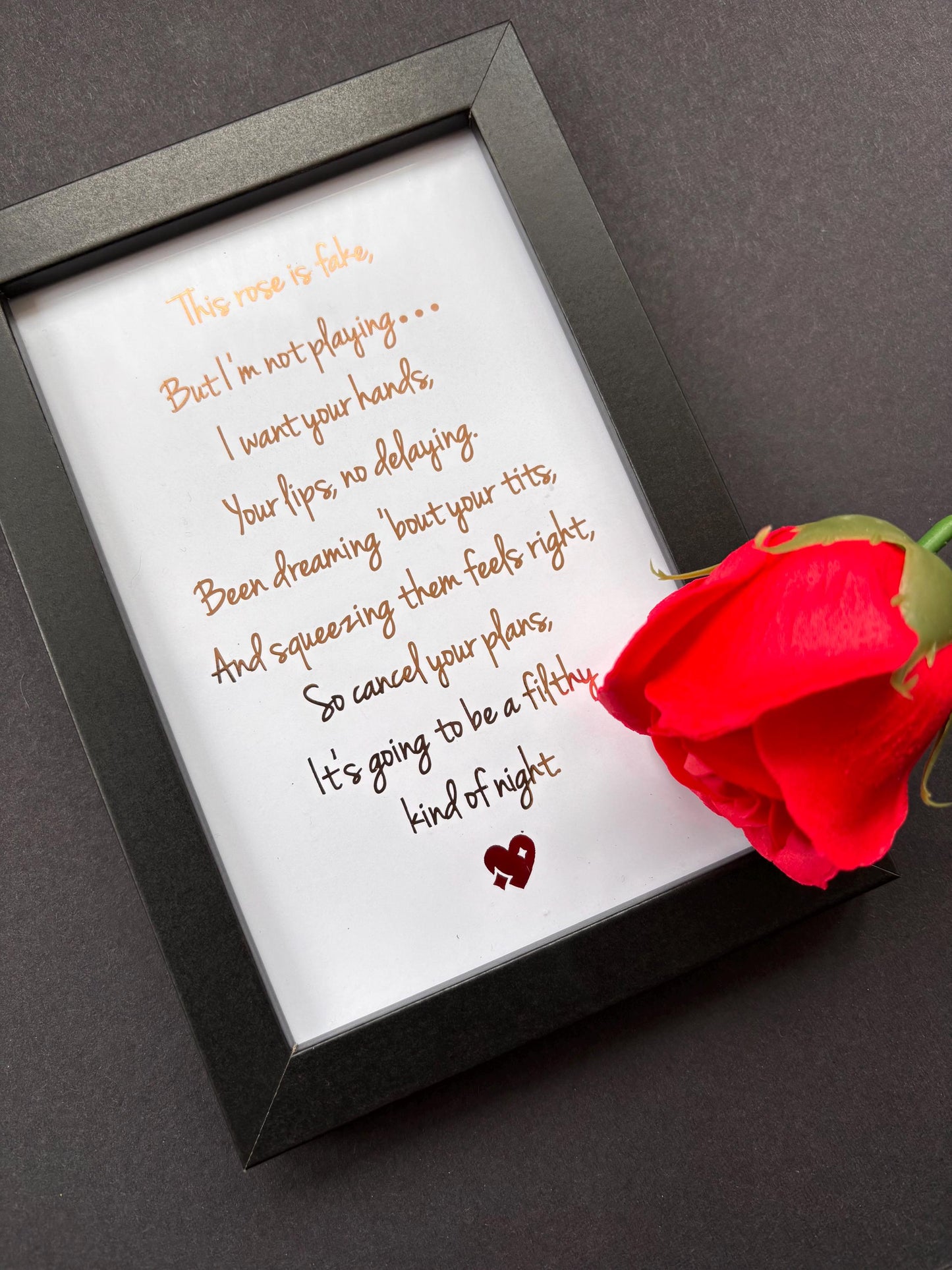 Rude Couples Poem Gift Set