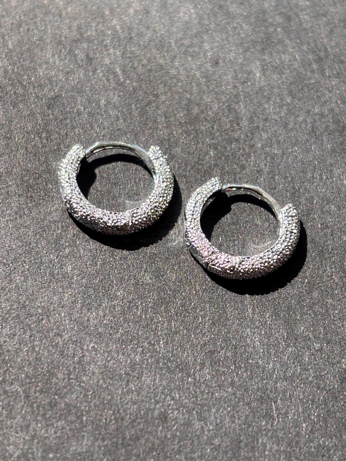 925 Sterling Silver Huggy Hoop Earrings