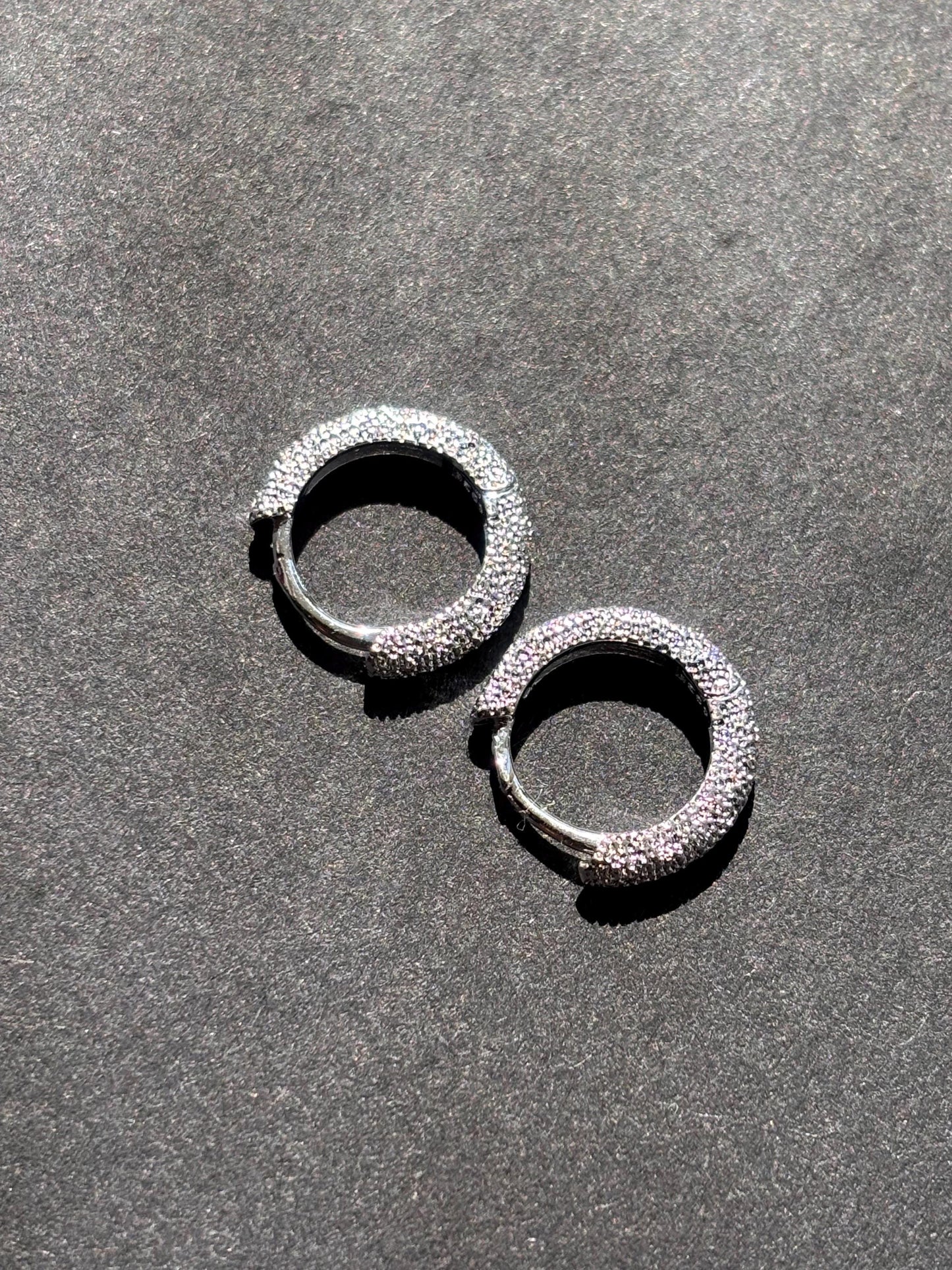 925 Sterling Silver Huggy Hoop Earrings