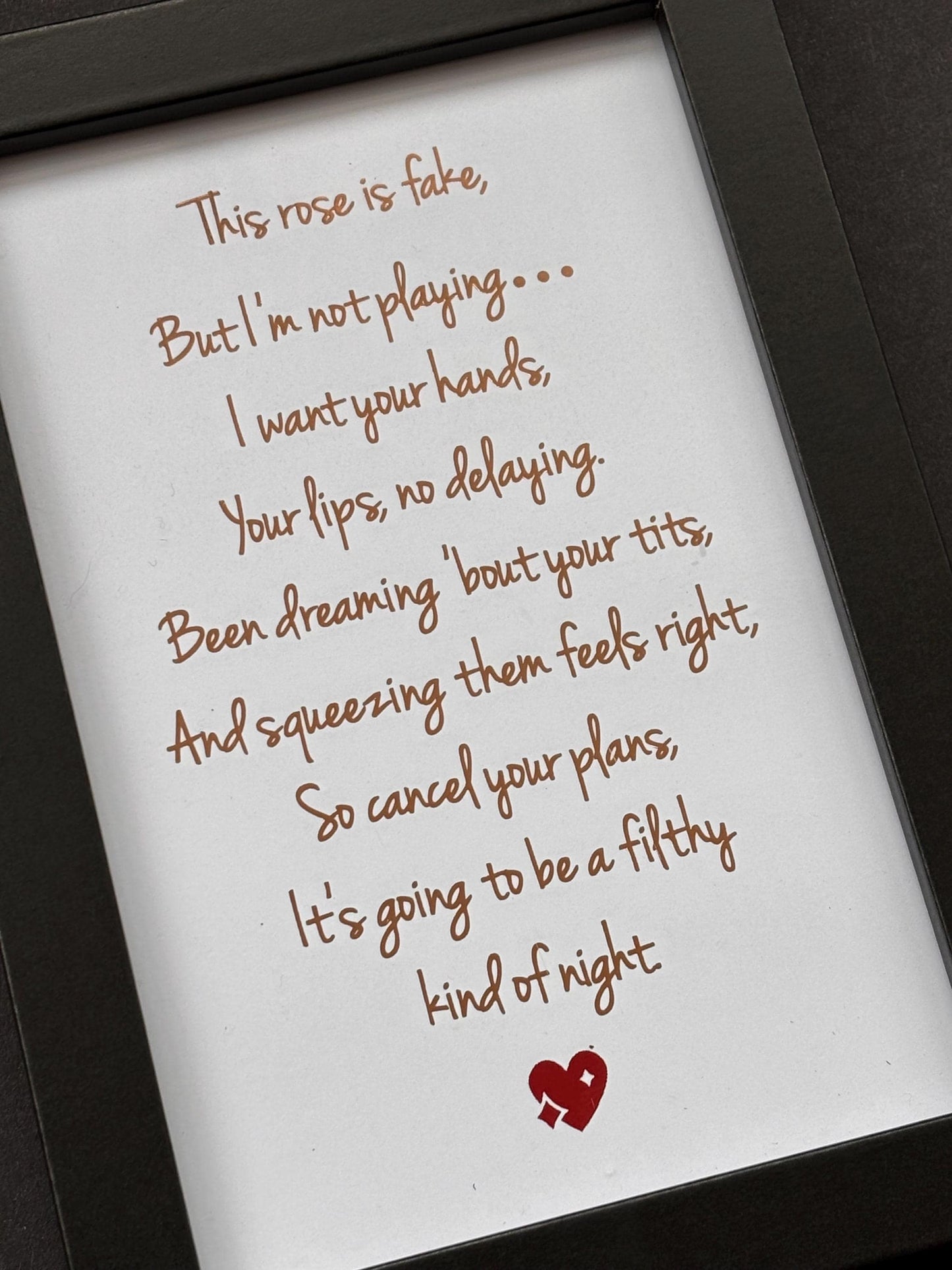 Rude Couples Poem Gift Set
