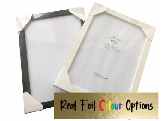 Set of 4, Tarot Card Foil Prints White/Gold
