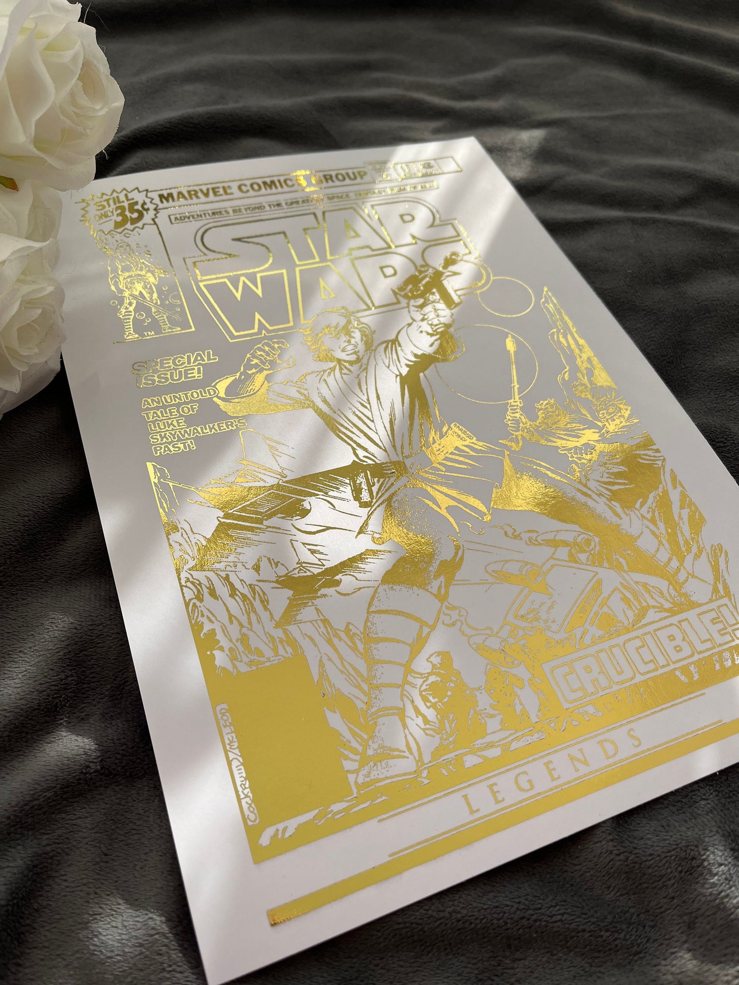 Star Wars Comic Cover Foil Print