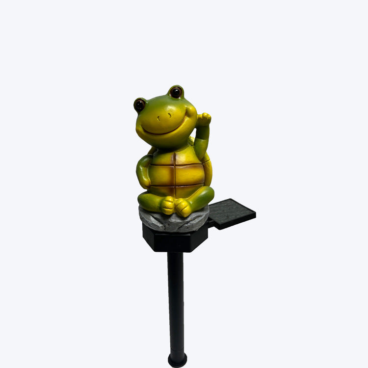 Garden Decorative Lights Cartoon Animal Bird Floor Outlet Lawn Lamp Outdoor Solar Resin Light