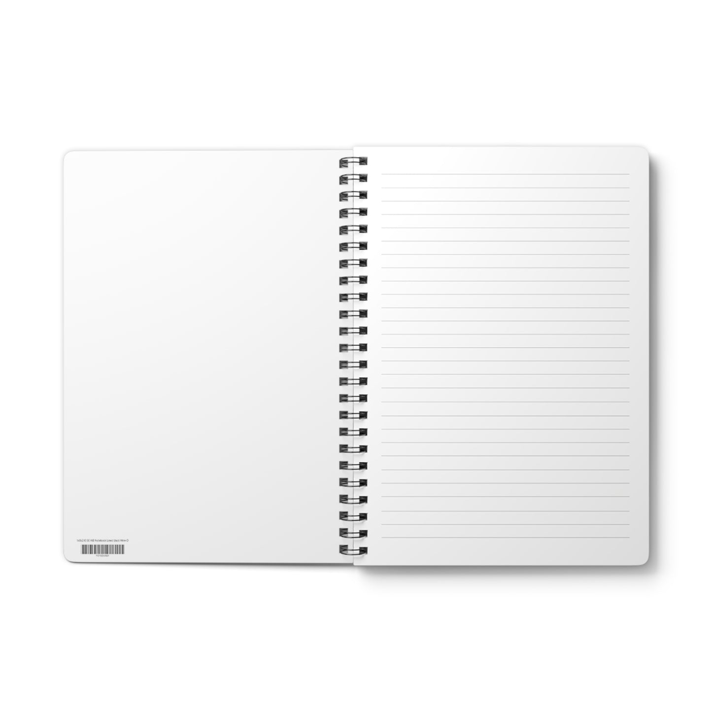 Black and White Abstract A5 Notebook