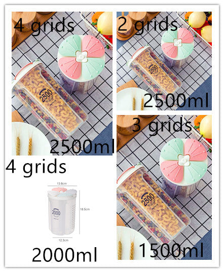 Whole Grain Storage Box, Divided Grain Storage Tank