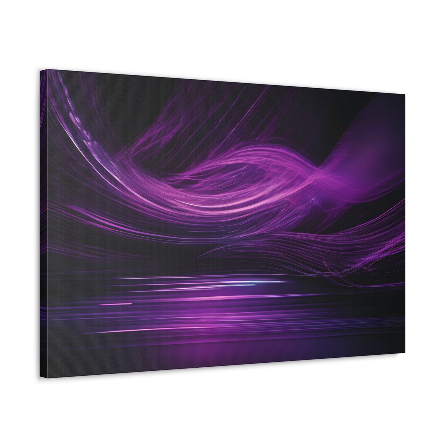 Long Exposure Purple and Black Canvas Print