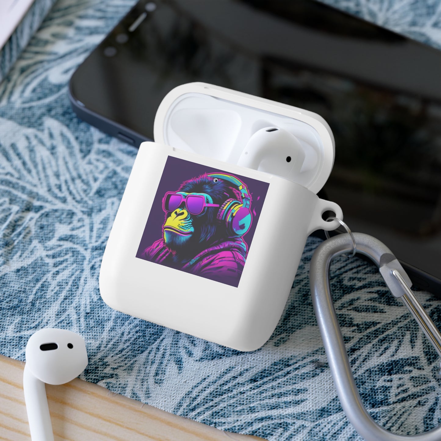 Release your urban flair with our music ape AirPods and AirPods Pro Case Cover, designed to safeguard your precious devices against bumps, scratches, and drops. Crafted with premium Thermoplastic Polyurethane (TPU) material