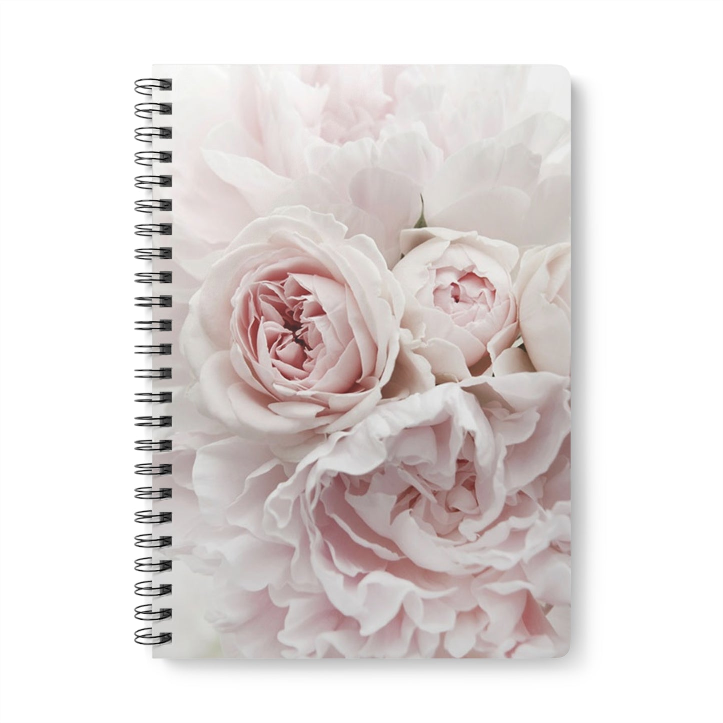 Pink and White Floral A5 Notebook