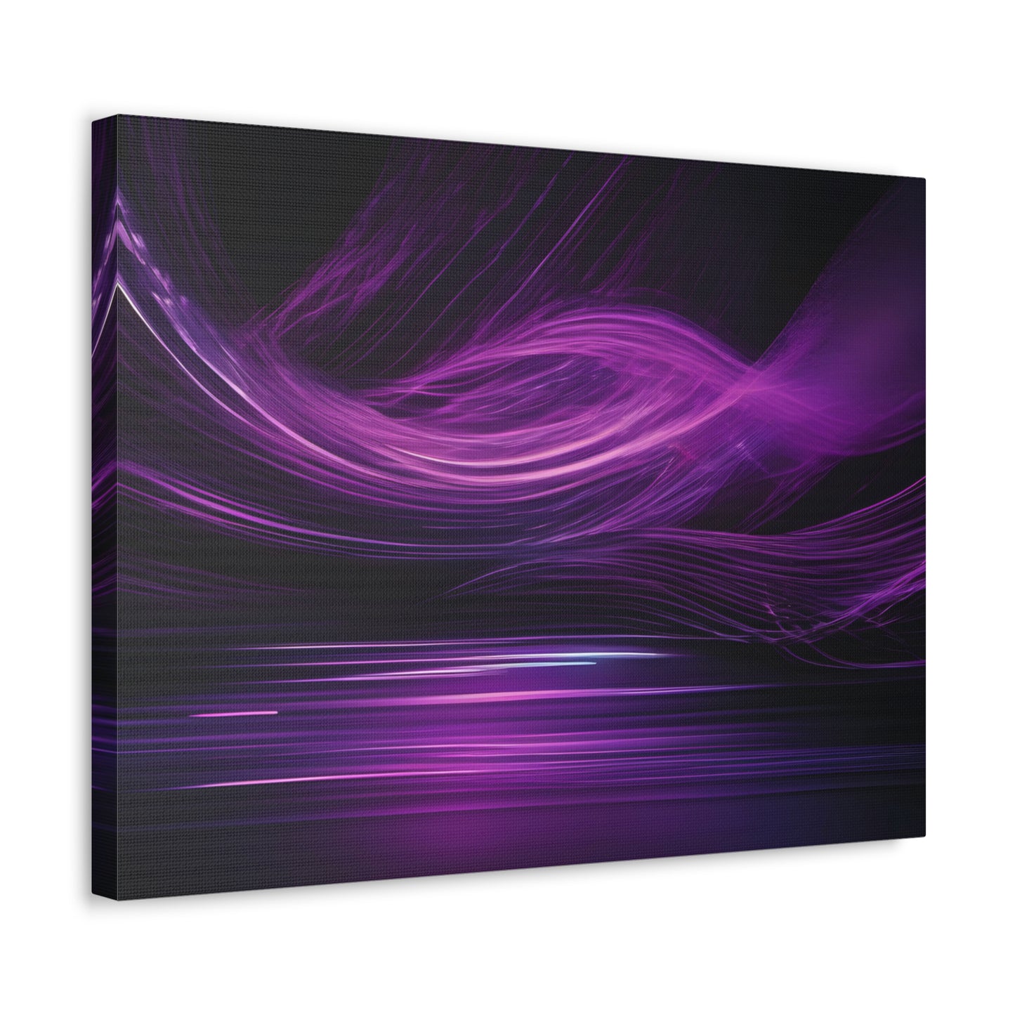 Long Exposure Purple and Black Canvas Print