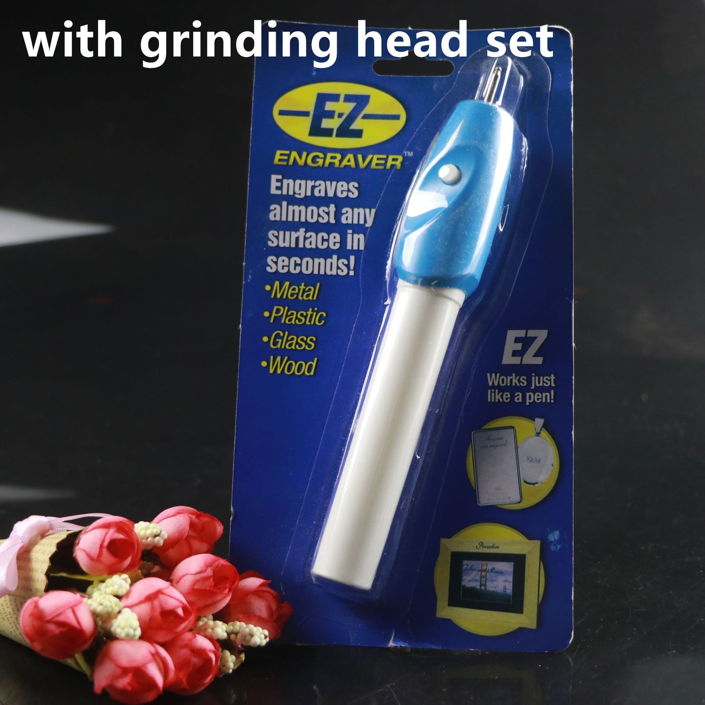 Electric Jewellery Metal Plastic Glass Wood Engraver Pen Carve Tool Features An easy way to protect your valua