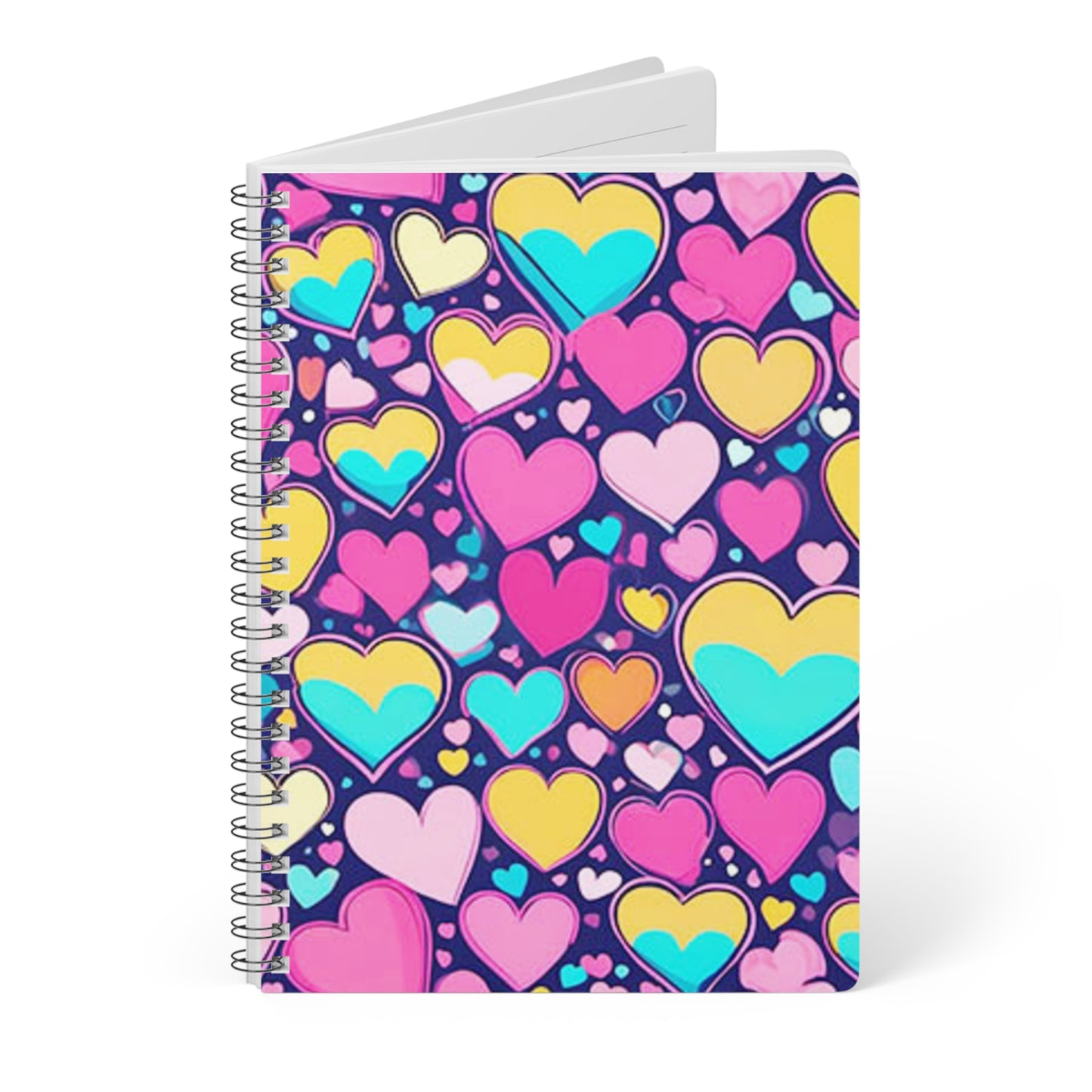 Heart Pattern A5 Notebook