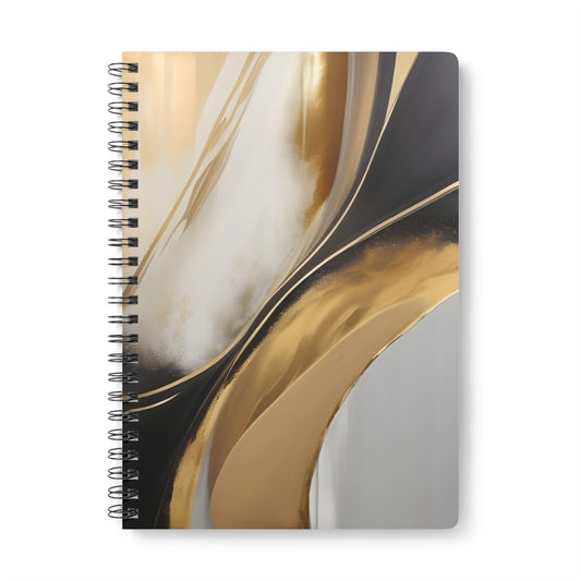 Black and Gold A5 Notebook