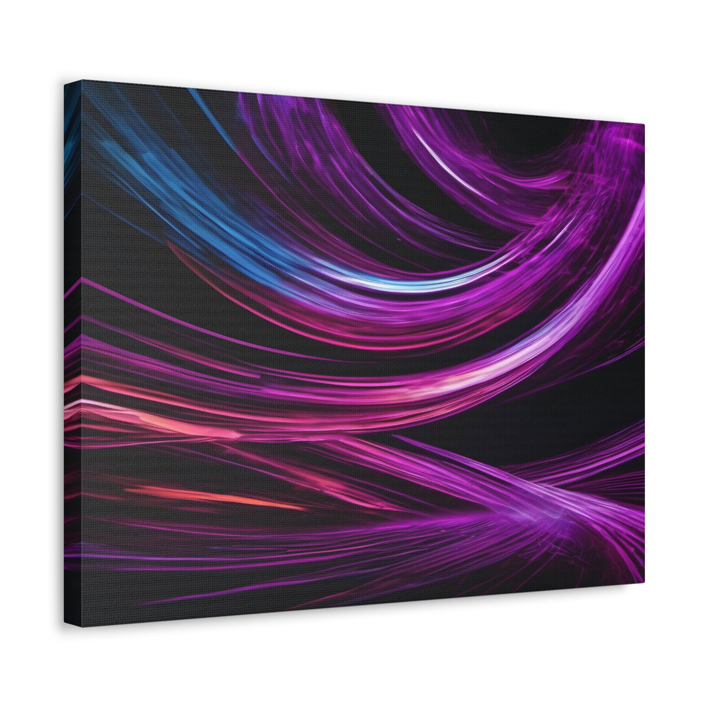 Long Exposure Purple and Black Canvas Print