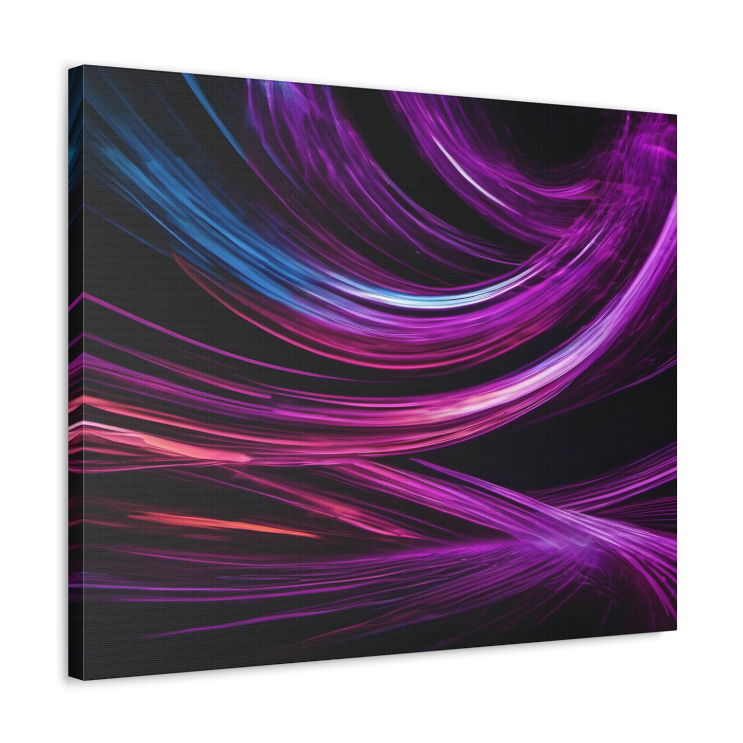 Long Exposure Purple and Black Canvas Print