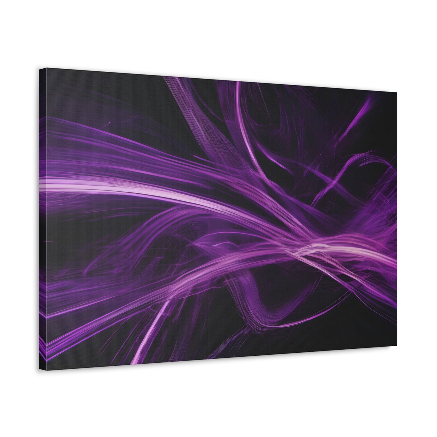 Long Exposure Purple and Black Canvas Print