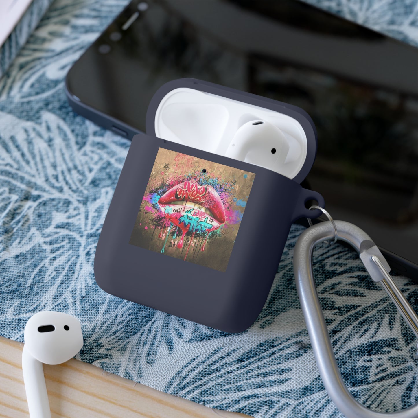 Graffiti Lips AirPods and AirPods Pro Case Cover