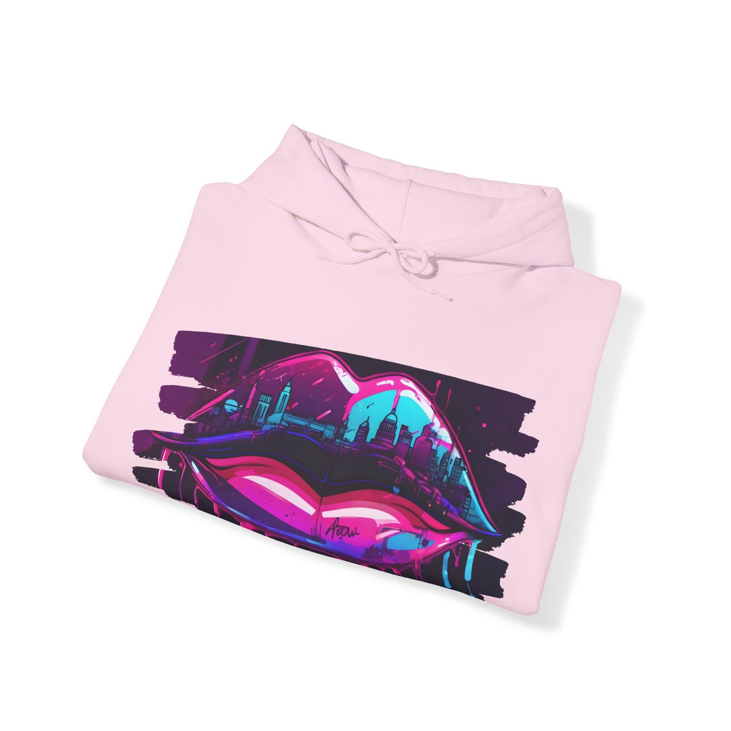 Graffiti Lips Hoodie