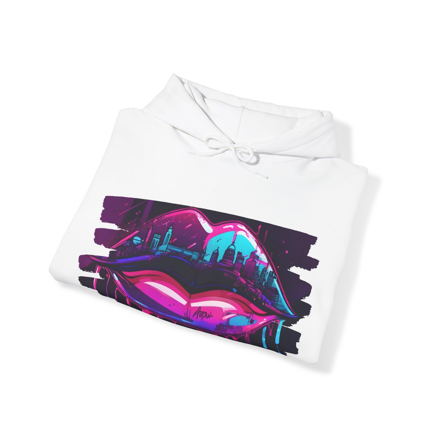 Graffiti Lips Hoodie