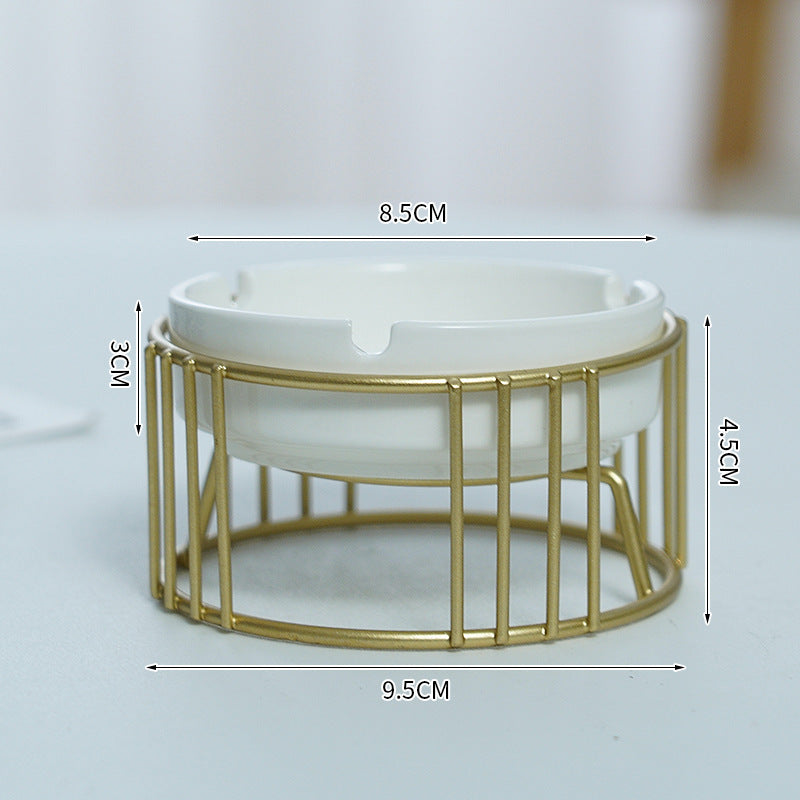 Nordic Living Room Decoration Geometric Ashtray Ornaments