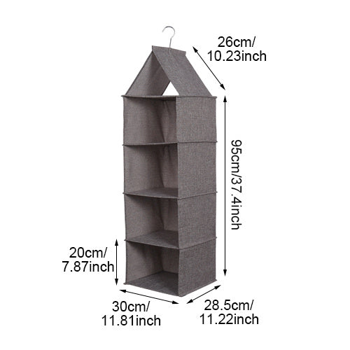 Cotton And Linen Hanging Storage Clothes Storage Hanging Bag