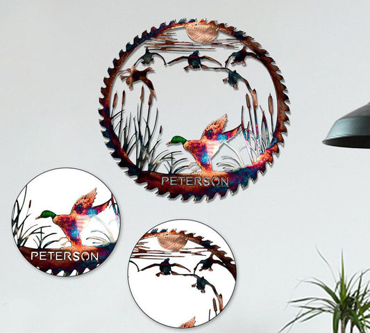 Pastoral Ornaments Metal Bird Animal Garden