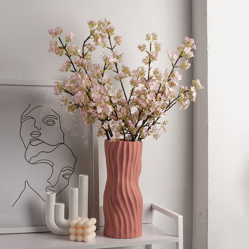 Ceramic Simple Living Room Dried Flower Ornaments