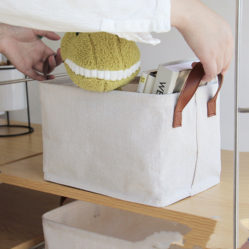 Storage Box Home Cotton And Linen Storage Basket Wardrobe Storage Box