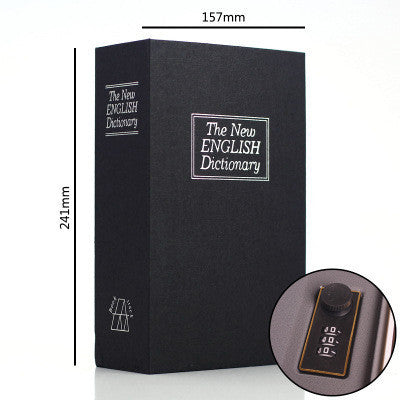 Student Gift Dictionary Mini Safe Box Book Hidden Secret Key Lock Coin Bank Card Jewellery Private Diary Storage Password Locker
