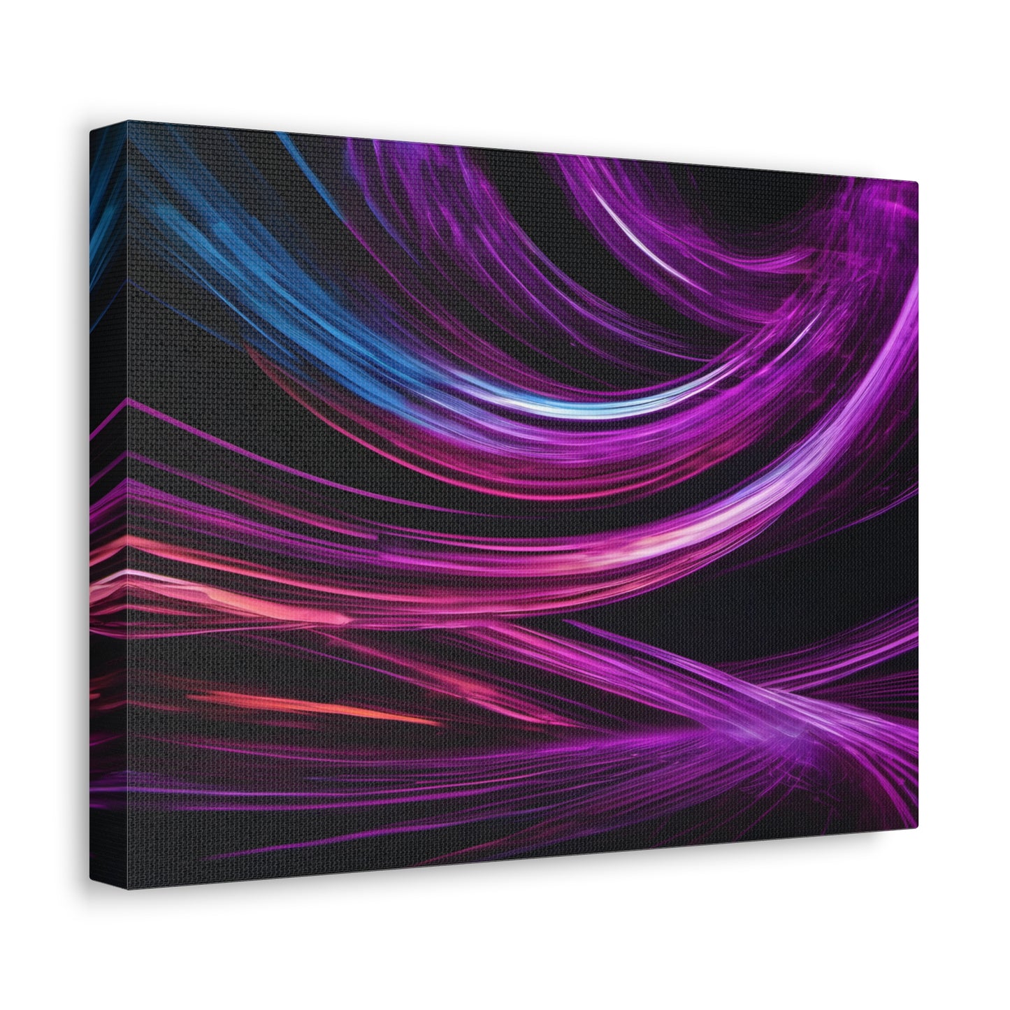 Long Exposure Purple and Black Canvas Print