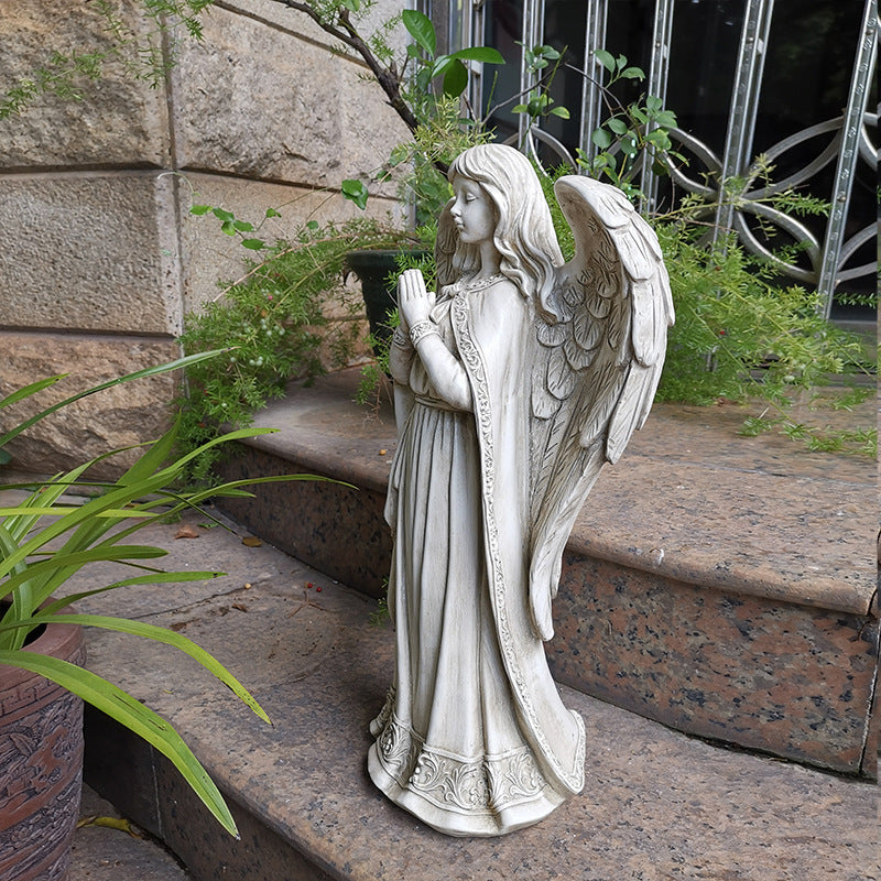 European Style Garden Decoration Outdoor Girl Angel Ornaments