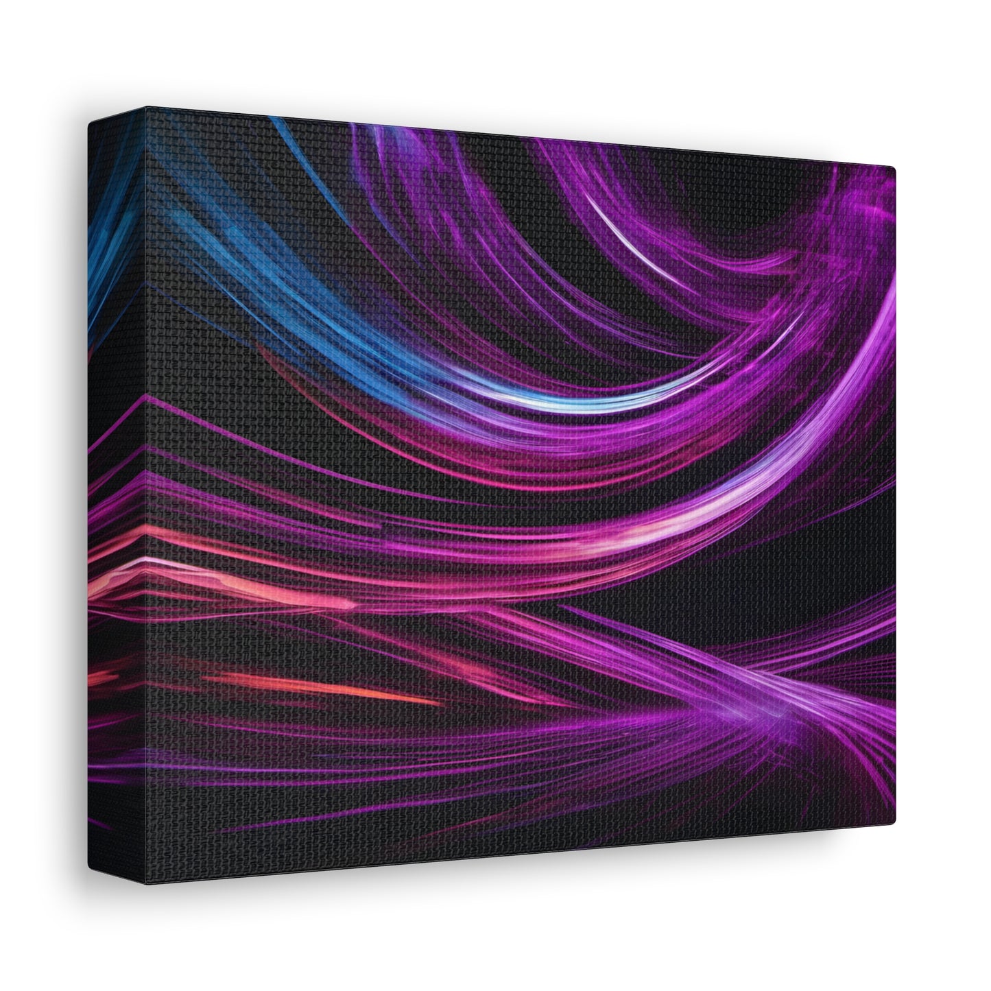 Long Exposure Purple and Black Canvas Print