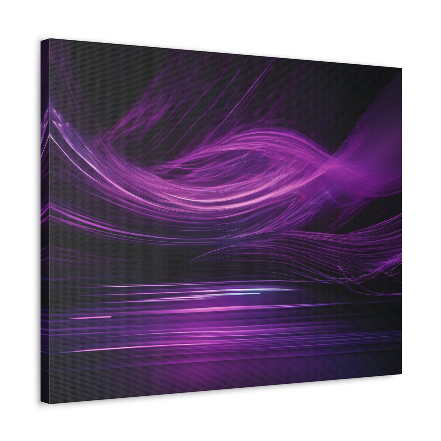 Long Exposure Purple and Black Canvas Print