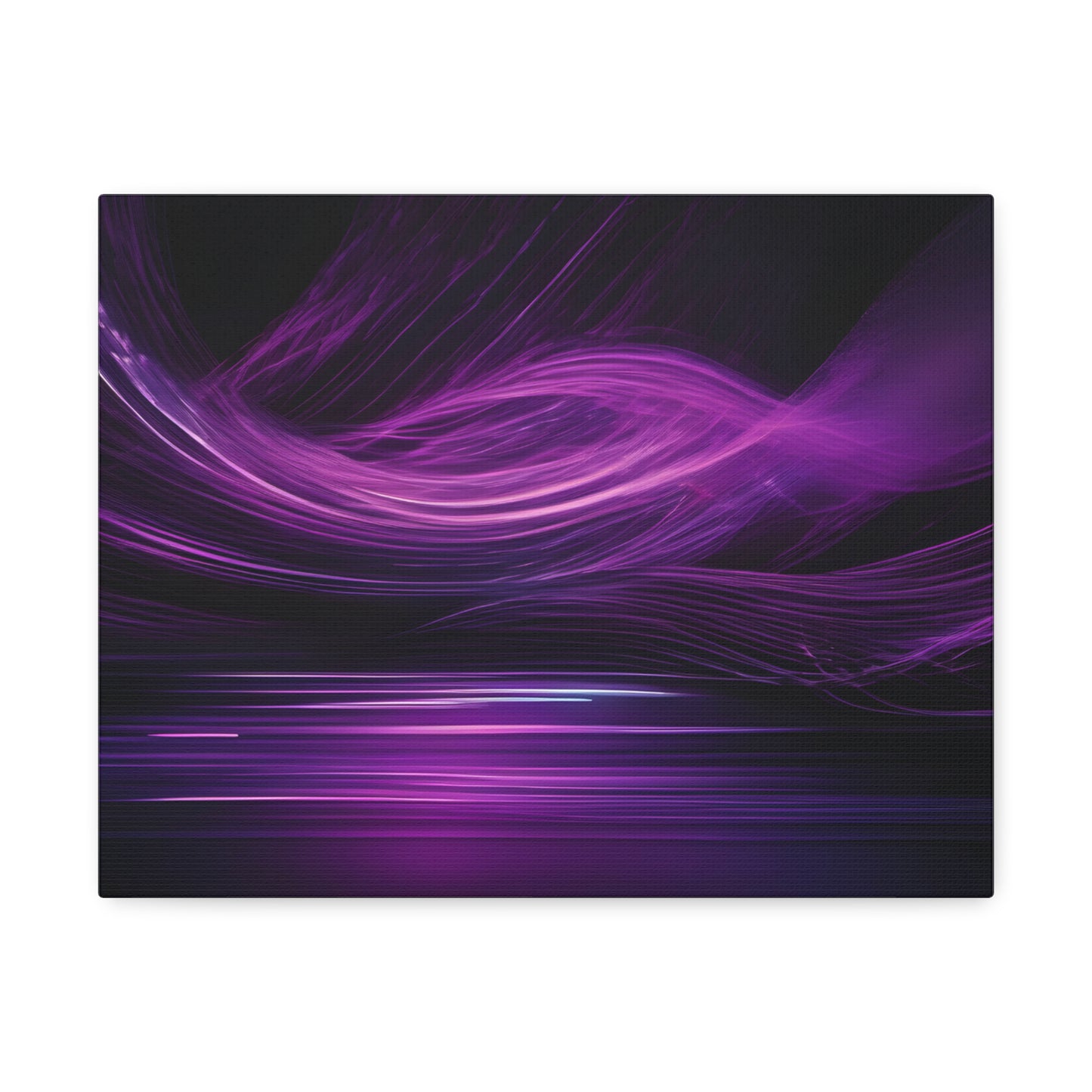 Long Exposure Purple and Black Canvas Print