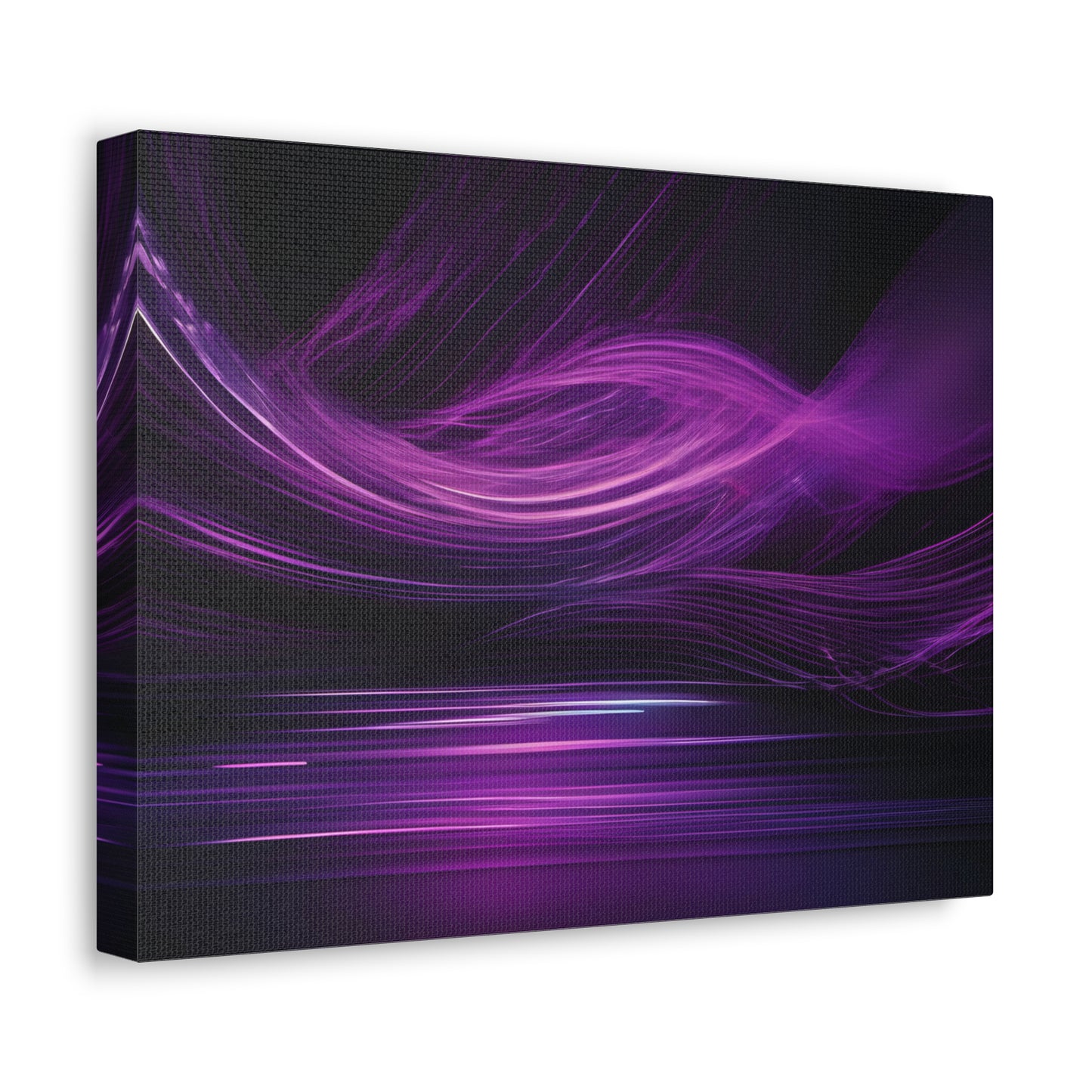 Long Exposure Purple and Black Canvas Print