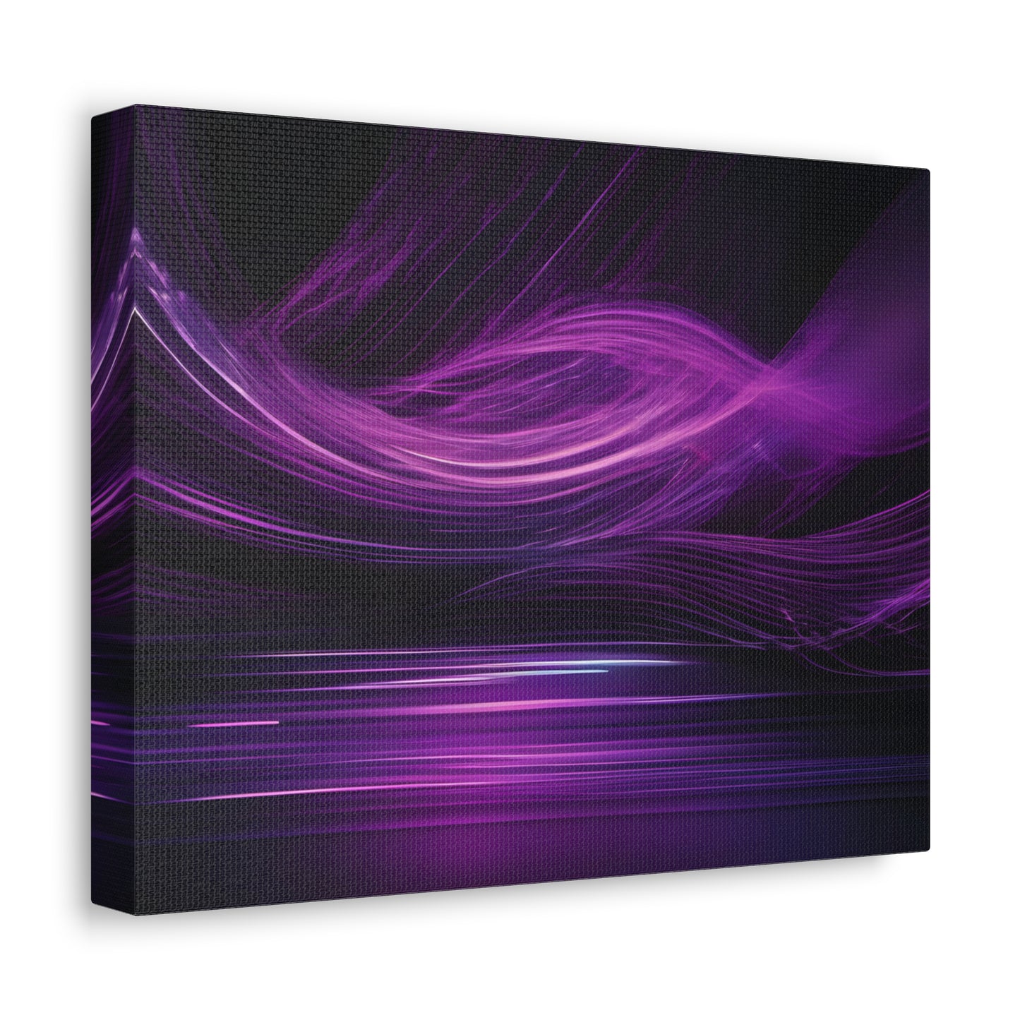 Long Exposure Purple and Black Canvas Print