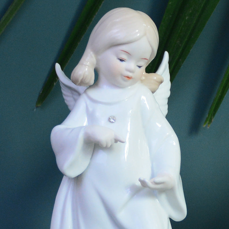 Girl ceramic ornaments