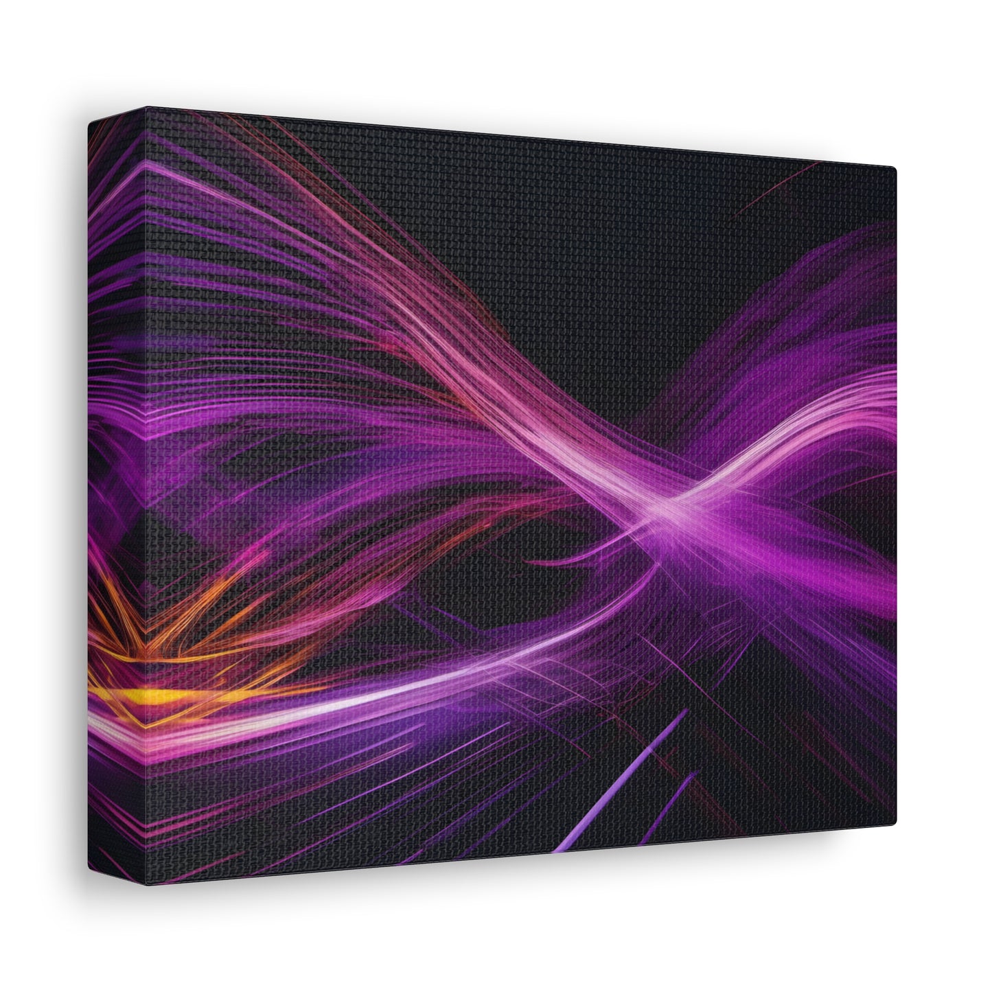 Long Exposure Purple and Black Canvas Print