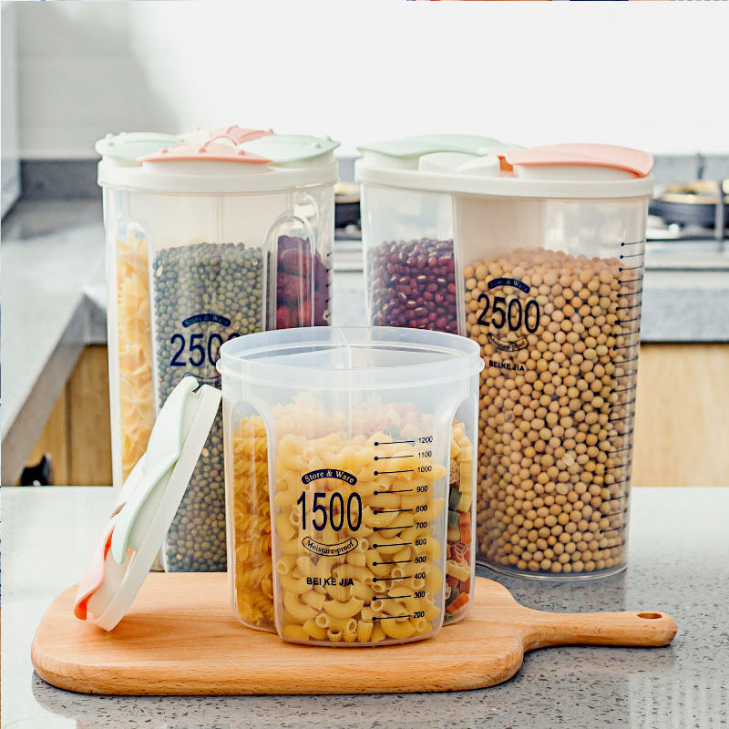 Whole Grain Storage Box, Divided Grain Storage Tank