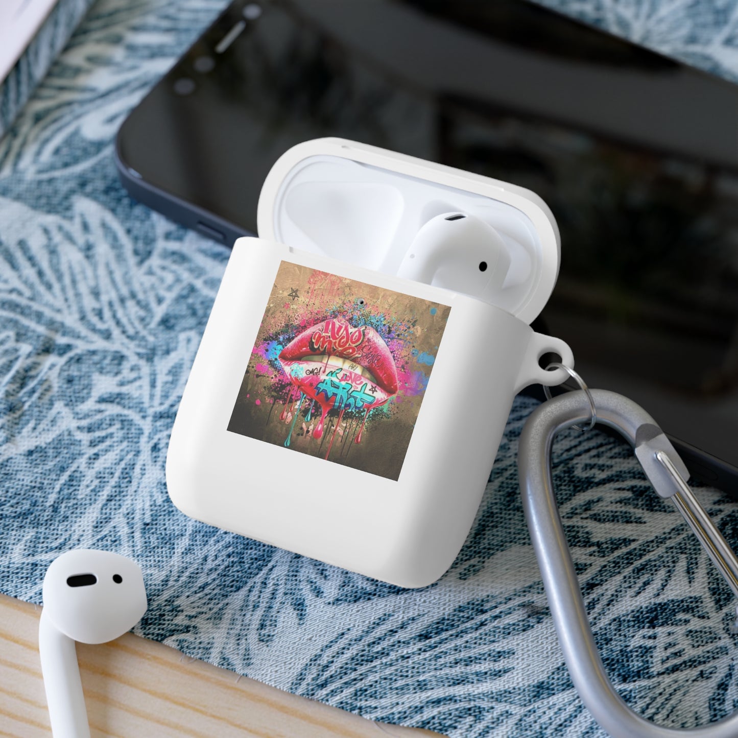 Graffiti Lips AirPods and AirPods Pro Case Cover