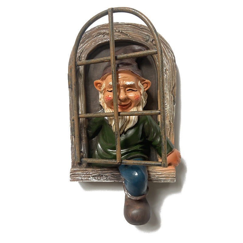 Garden dwarf 3D ornaments dwarf resin crafts