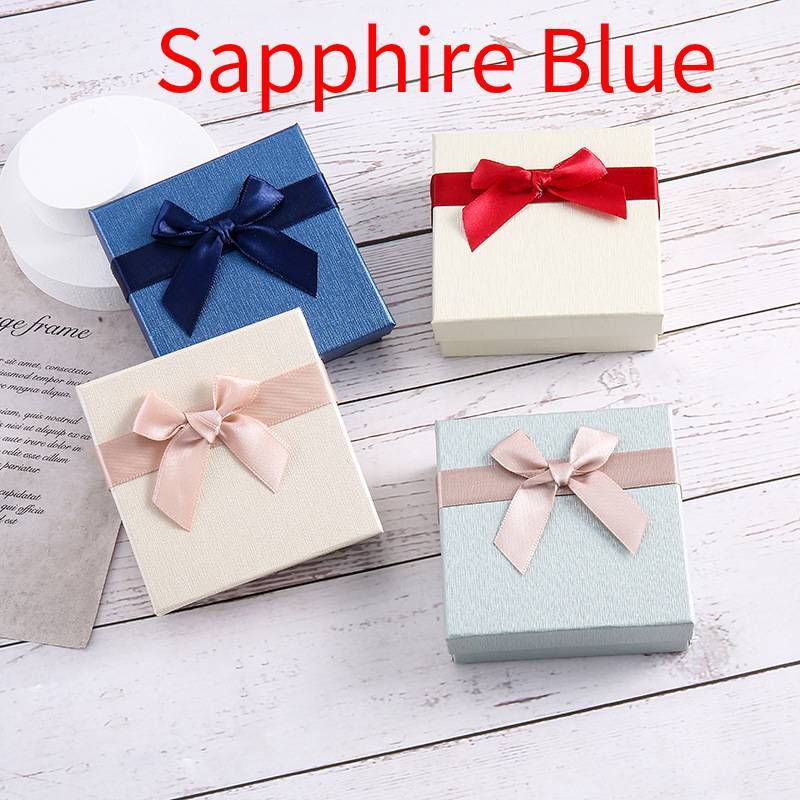 New Lenny Pattern Bow Jewellery Box Jewelry Box Stud Earrings Box Ring Box Bracelet Box Necklace Box
